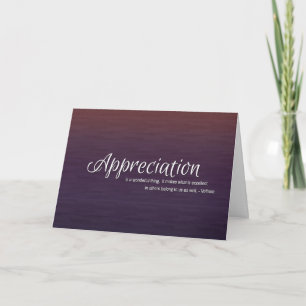 Carte De Remerciements Elegant Thank You Card