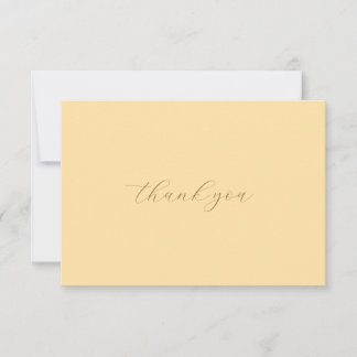 Carte De Remerciements Elegant Thank You Card – Handcrafted Letterpress 