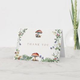 Carte De Remerciements Elegant Woodland | Forest Wedding