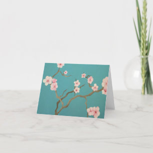 Carte De Remerciements Élégante fleur