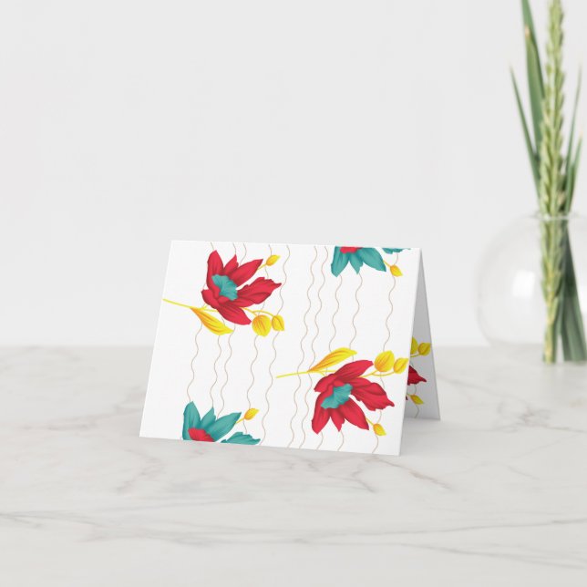 Carte De Remerciements Élevez vos notes de remerciement avec une touche m (Devant)