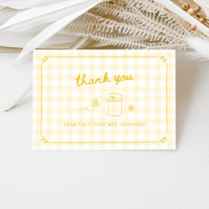 Carte De Remerciements Elle a trouvé sa réception de mariage Honey
