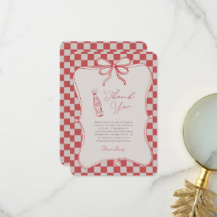 Carte De Remerciements Elle est prête à accoucher baby shower