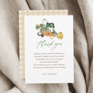 Carte De Remerciements Elle n'est pas à la Fête des mariées du marché