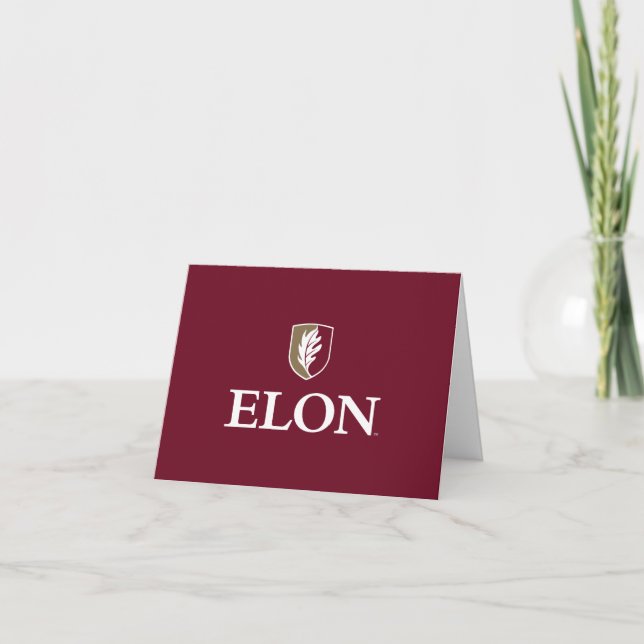 Carte De Remerciements Elon | Diplômé 20XX (Devant)