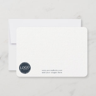 Carte De Remerciements Employeurs de logo et de site Web d'entreprise mod