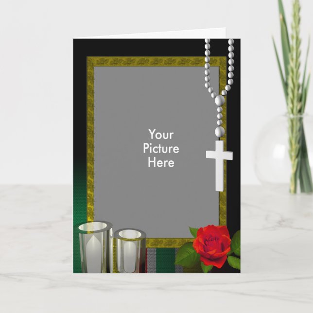 Carte De Remerciements En mémoire de (Devant)