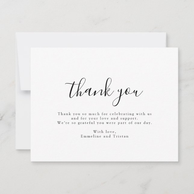 Carte De Remerciements Enchanted Forest Hanging Lanterns Wedding (Devant)