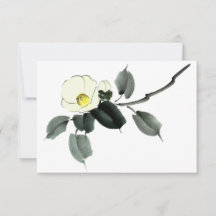 encre blanche de camélia sumi et aquarelle japonai