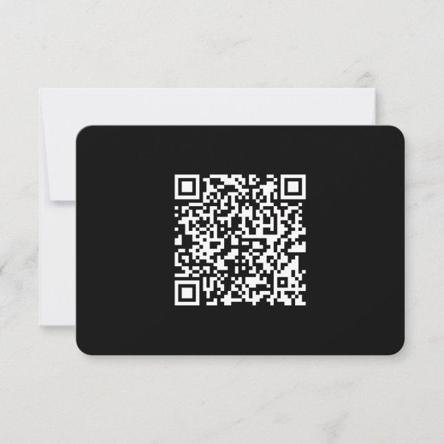 Carte De Remerciements Entrer l'URL et créer un code QR numérisable | Bla (Devant)