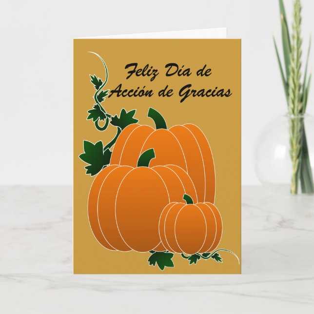 Carte De Remerciements Escroquerie Calabazas de Tarjeta de Accion De (Devant)