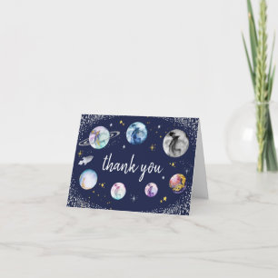 Carte De Remerciements Espace Anniversaire Premier Voyage Autour Du Solei