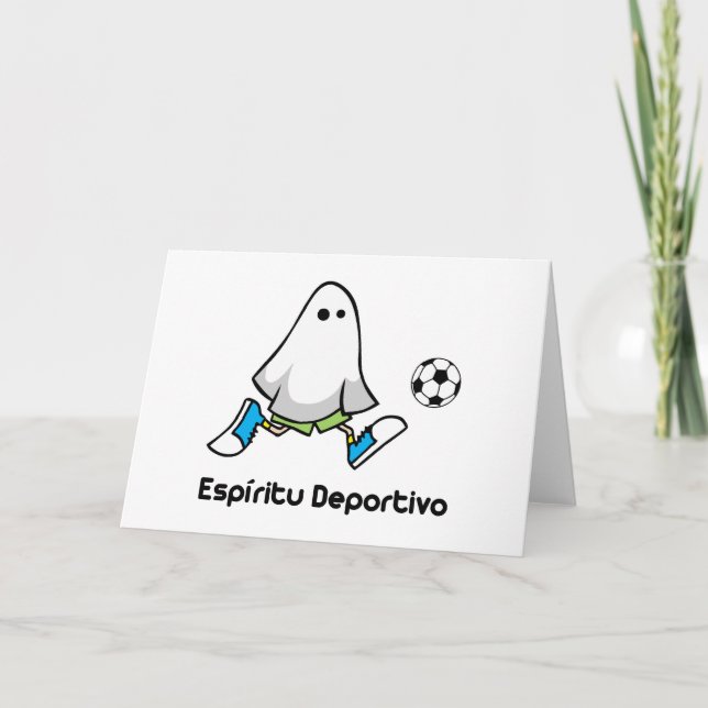 Carte De Remerciements Espiritu Deportivo (Devant)