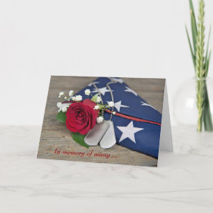 Carte De Remerciements Étiquettes patriotiques roses et de chien