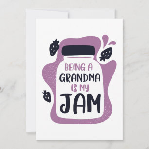 Carte De Remerciements Être Grand-Mère, C'Est Ma Jambe