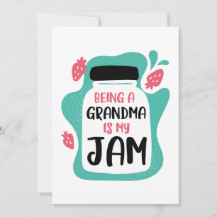 Carte De Remerciements Être Grand-Mère, C'Est Ma Jambe