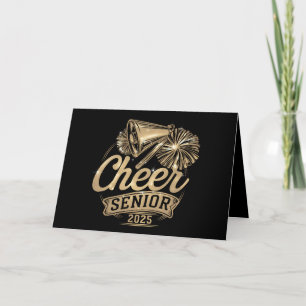 Carte De Remerciements Étudiant en dernière année 2025 Cheerleader Remise