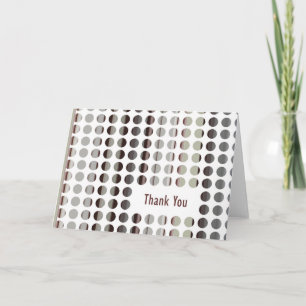 Carte De Remerciements Euro Retro