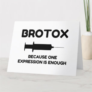 Carte De Remerciements Expression Botox