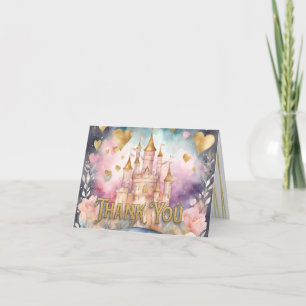 Carte De Remerciements Fairytale Princess Baby shower