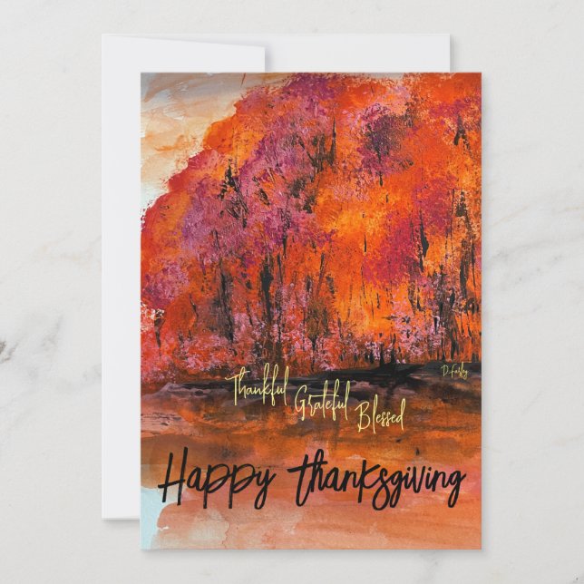 Carte De Remerciements Fall Splendor Note Card (Devant)