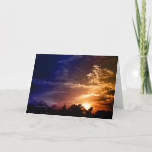 Carte De Remerciements "Fantômes de coucher de soleil #1"