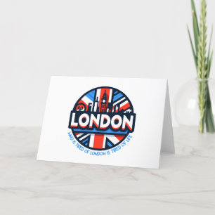 Carte De Remerciements Fatigué de Londres