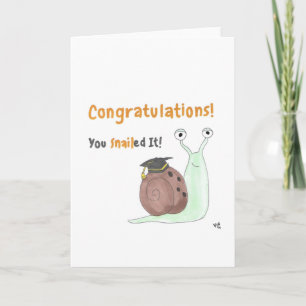 Carte De Remerciements Félicitations Graduation Vous Avez Enfermé La Cart