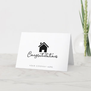 Carte De Remerciements Félicitations Nouvelle Maison Immobilier