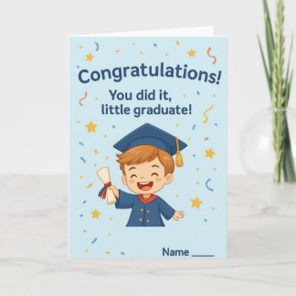 Carte De Remerciements Félicitations Petit Lauréat – Diplôme pour Enfants