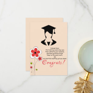 Carte De Remerciements Félicitations pour la remise des diplômes