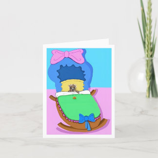 Carte De Remerciements Félicitations Pour Votre Nouveau Bébé Oiseau