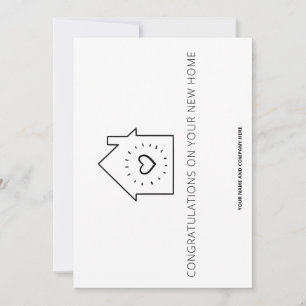 Carte De Remerciements Félicitations Pour Votre Nouvelle Maison : REALTOR