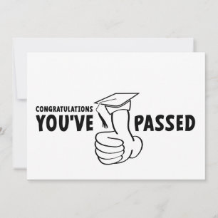 Carte De Remerciements Félicitations, vous avez réussi, vous êtes diplômé