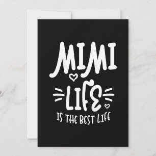 Carte De Remerciements Femens Mimi Life Est La Meilleure Vie Thanksgiving