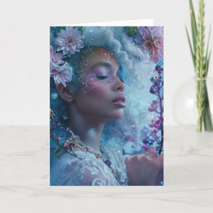 Carte De Remerciements *~* Femme magique LACE Spirituelle SC4 BLANK