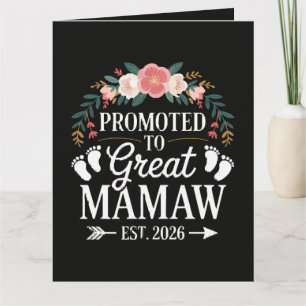 Carte De Remerciements Femmes promues Grande Mamaw