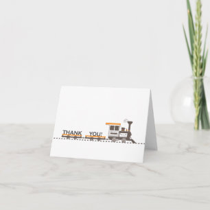 Carte de remerciements ferroviaire
