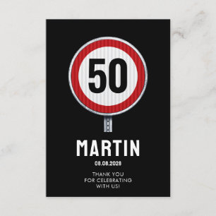 Carte De Remerciements Fête d'anniversaire d'âge PERSONNALISÉ avec pannea