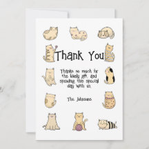 Fête d'anniversaire de chats mignons, personnalisa