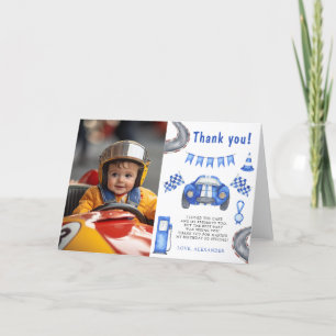 Carte De Remerciements Fête d'anniversaire de première année de voiture d