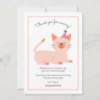 Fête d'anniversaire pour enfants Kitty Cat Mignonn