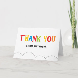 Carte De Remerciements Fête d'anniversaire Remerciement Maison à Ressort