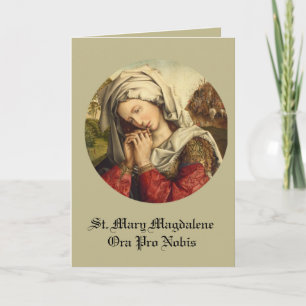 Carte De Remerciements Fête de St. Mary Magdalene 22 juillet