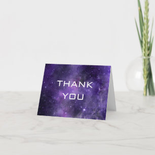 Carte De Remerciements Fête d'enfants Galaxy Space Anniversaire Planéta