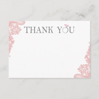 Carte de remerciements Fête des mariées - Carte pl