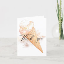 Fête des mariées de crème glacée aquarelle