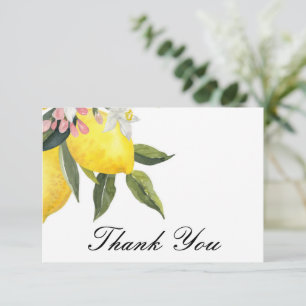 CARTE DE REMERCIEMENTS FÊTE DES MARIÉES LIMONCELLO