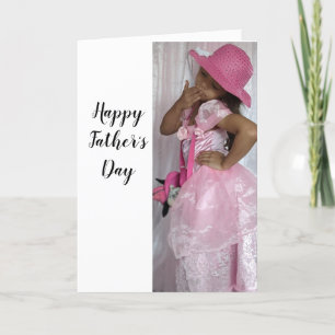 CARTE DE REMERCIEMENTS FÊTE DES PÈRES DE LA FILLE