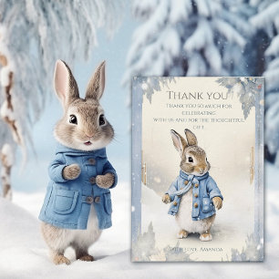Carte De Remerciements Fêtes d'hiver de Peter Rabbit